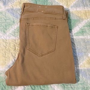 Old navy khaki jeans